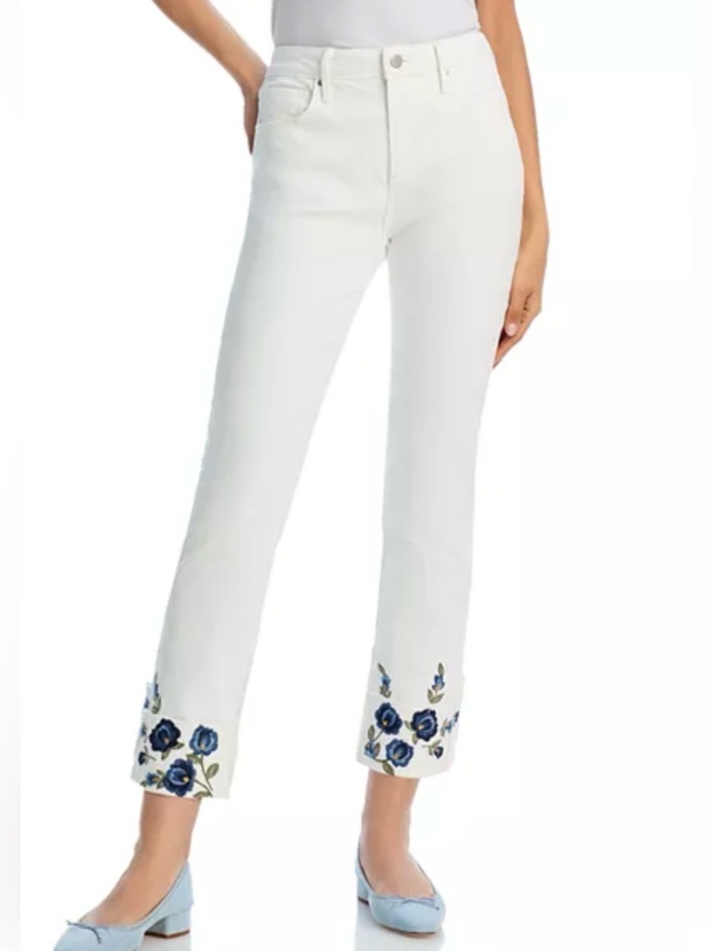 Driftwood Collette White Denim Jeans 30